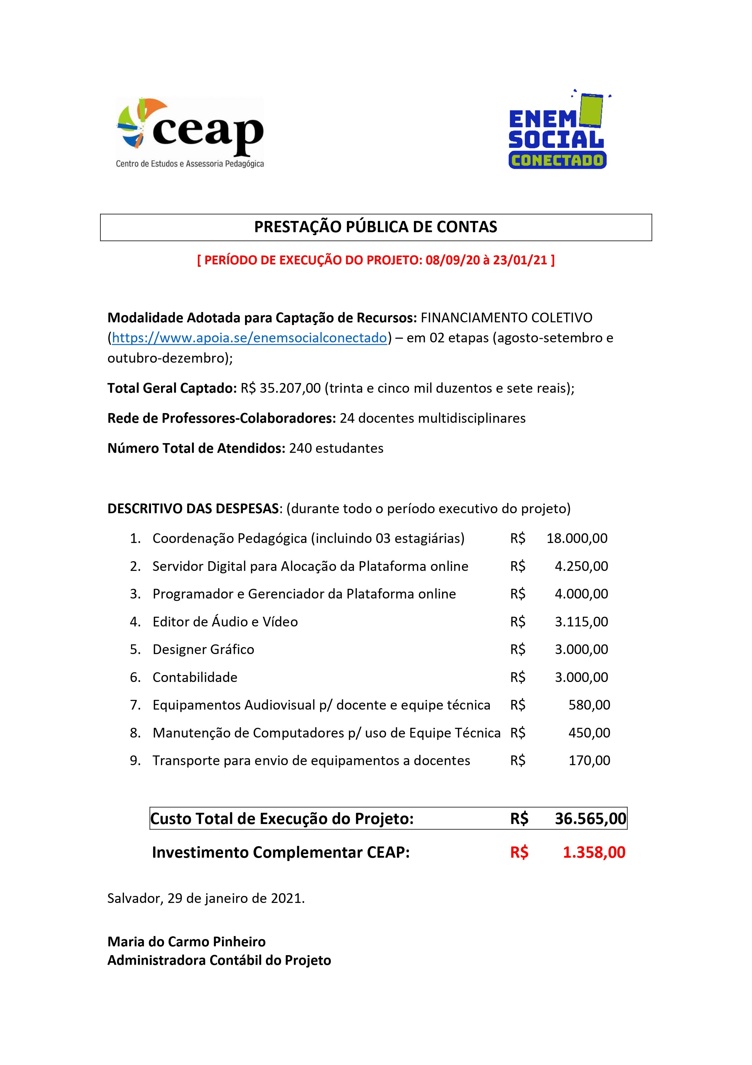 PRESTACAODECONTAS